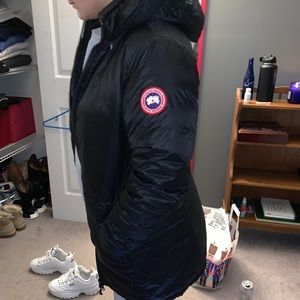 Canada Goose Camp Hood Fitted Jacket Black